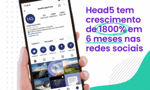 HEAD5 tem crescimento de 1800% em 6 meses nas redes